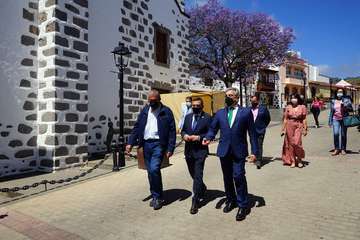 El vicepresidente del Gobierno de Canarias visita el municipio de Valsequillo/Acfi Press.